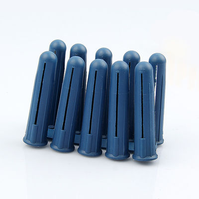 Enchufes de pared de plástico HDPE para fijar 5,5 mm x 34 mm de color azul ligero